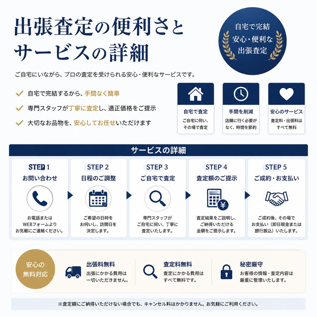 出張査定サービスのご案内