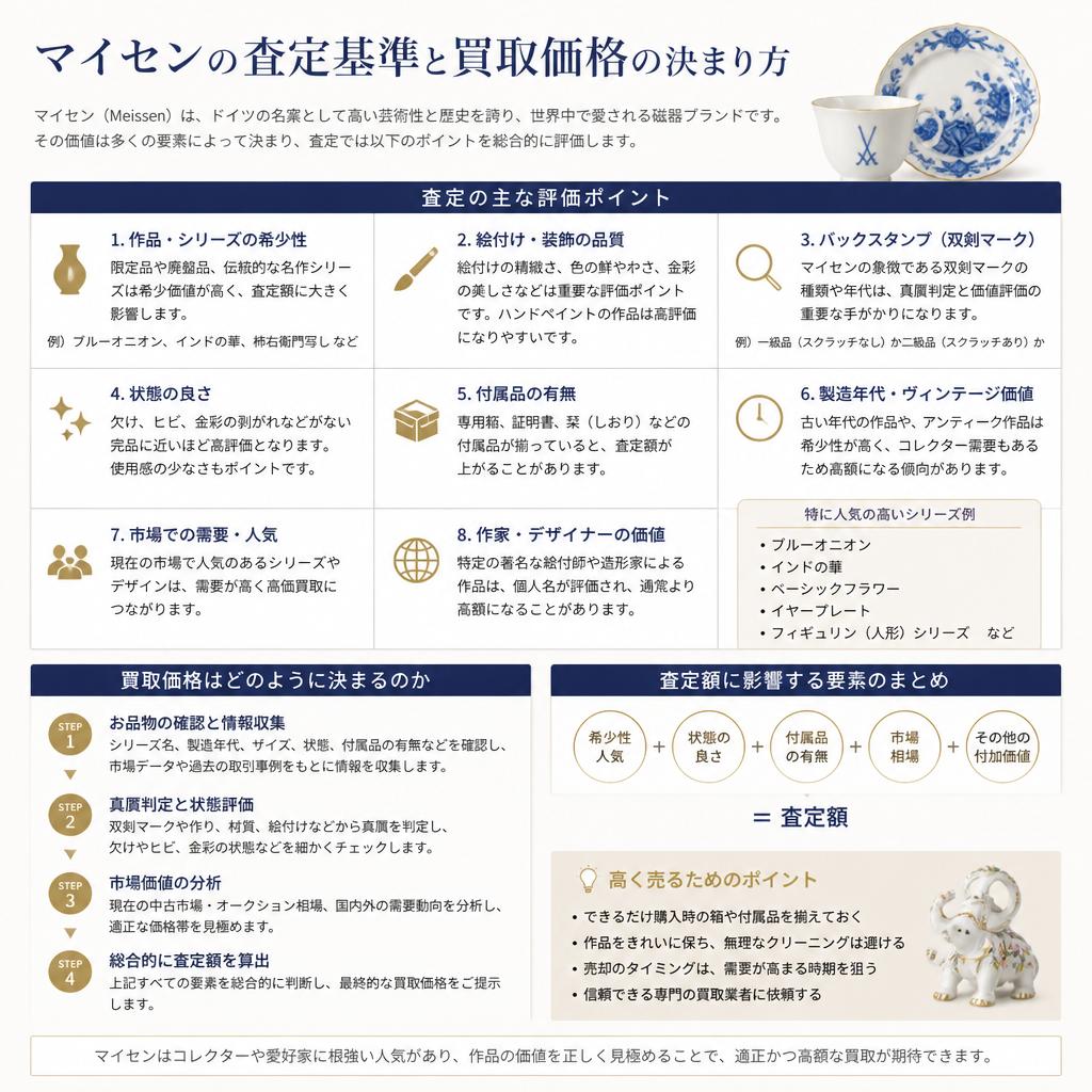 2. マイセンの査定基準とは？