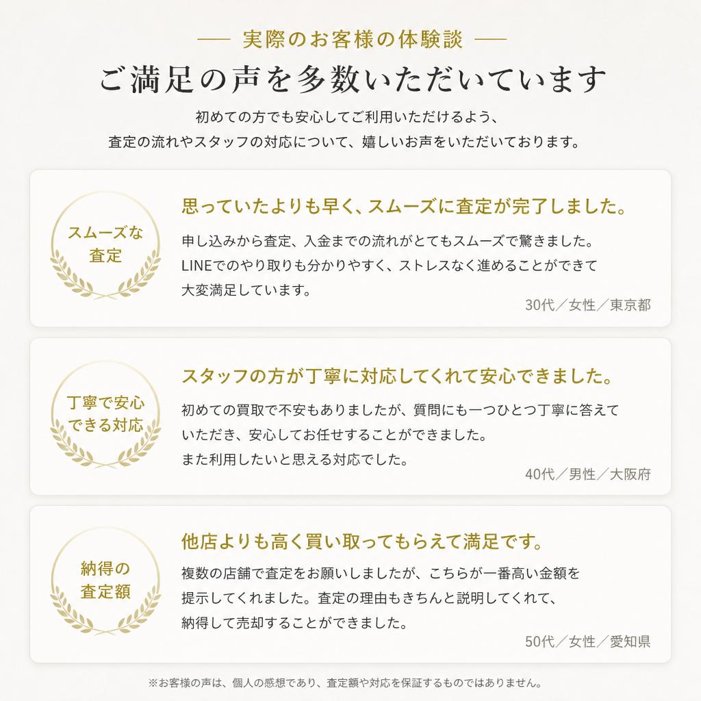 お客様の声