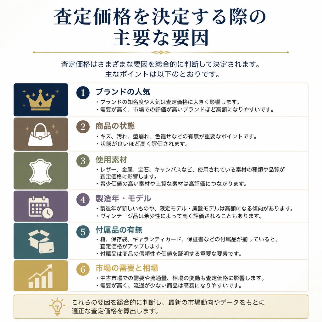 買取価格の決定要因