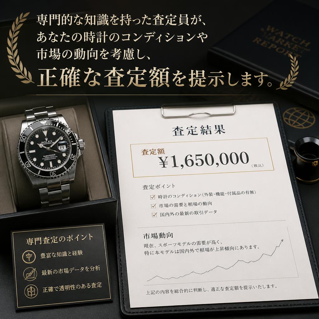 時計の査定について