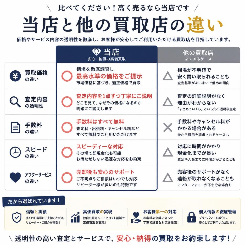 他店との比較