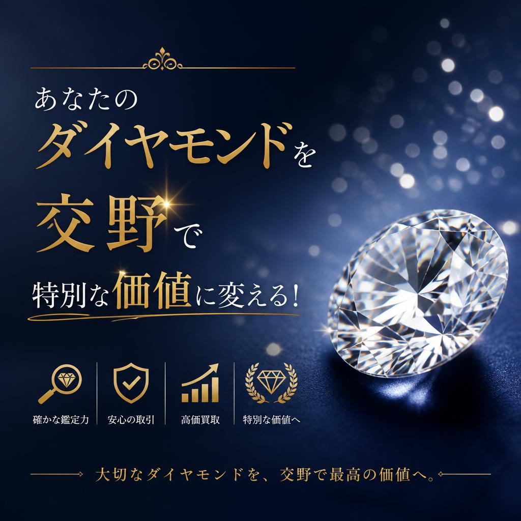 あなたのダイヤモンドを交野で特別な価値に変える！