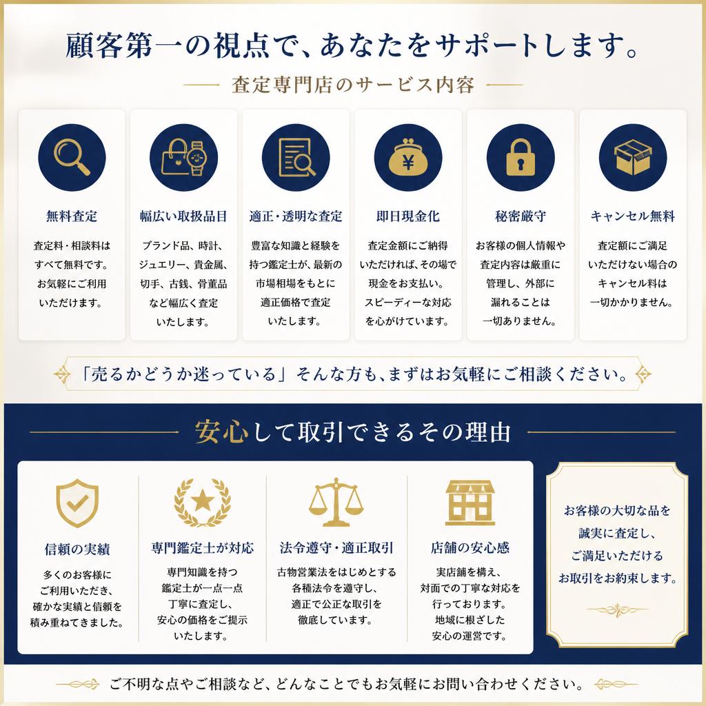 買取専門店の魅力